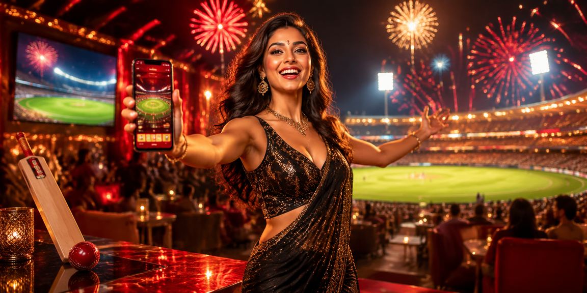 Enthusiastic cricket betting fan watching IPL on mobile